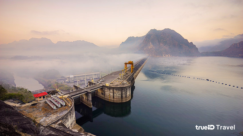 เที่ยวกาญจนบุรี เขื่อนวชิราลงกรณ์