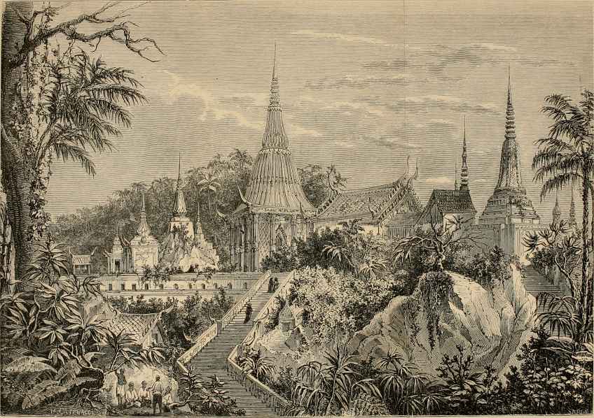 ภาพวาดวัดพระพุทธบาทในสมัยรัชกาลที่ 4