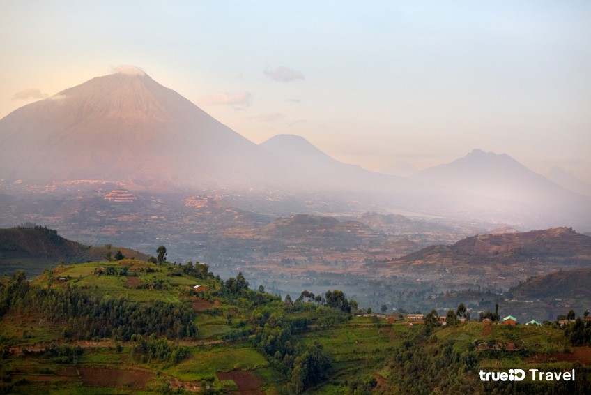 ภูเขาไฟ Virunga แอฟริกา