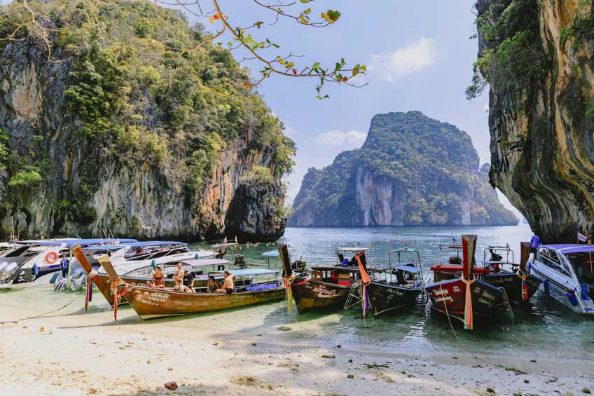 ที่เที่ยวกระบี่ เกาะเหลาลาดิง เกาะสวย ทะเลใต้