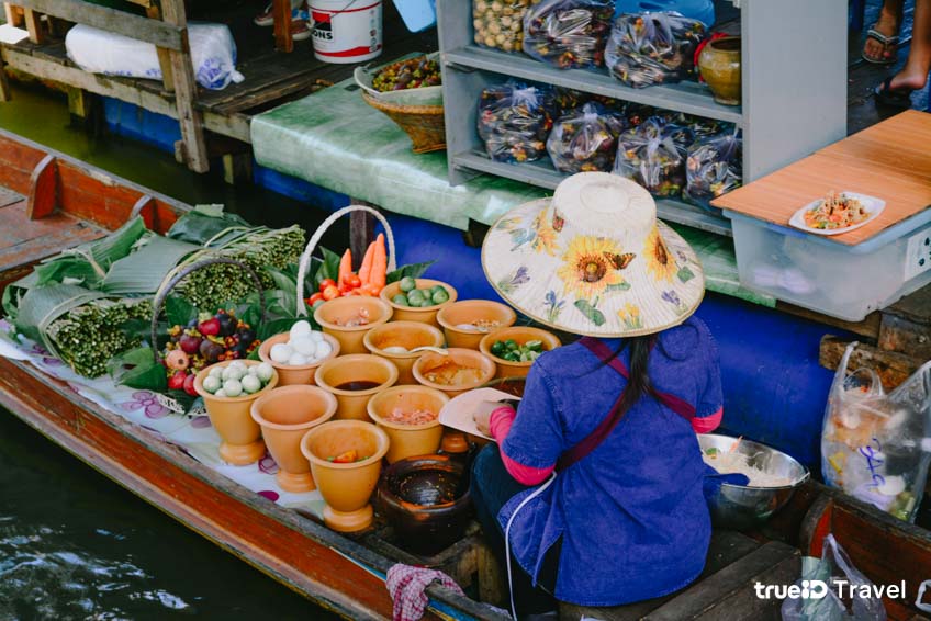 ตลาดน้ำตลิ่งชัน อาหารทะเล ที่เที่ยวกรุงเทพ