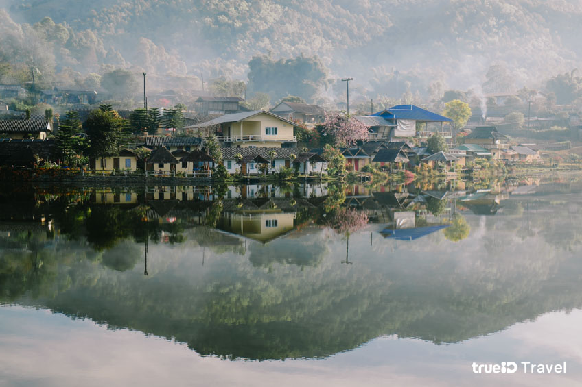 ที่เที่ยวหน้าหนาว วิวเมืองนอก บ้านรักไทย ที่เที่ยวแม่ฮ่องสอน สวยๆ นอนบ้านดิน  จิบชาอุ่น ที่หมู่บ้านจีนยูนนาน