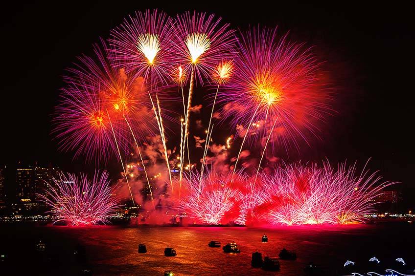 งานพลุพัทยา 2564 Pattaya International Fireworks Festival 2021