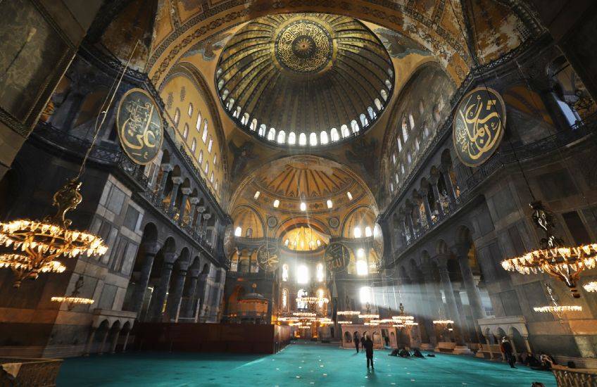 ฮาเกียโซเฟีย Hagia Sophia ที่เที่ยวตุรกี