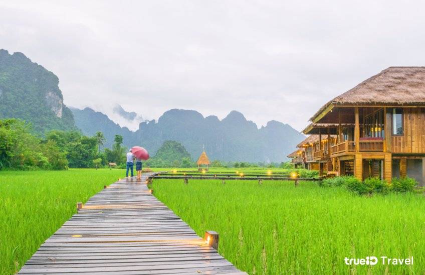 เวียงธารา Vieng Tara Villa ที่พักวังเวียง ลาว