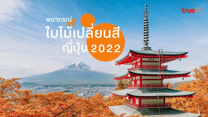 พยากรณ์ใบไม้เปลี่ยนสี ญี่ปุ่น 2022 Fall Foliage Forecast  เตรียมตัวเที่ยวฤดูใบไม้ร่วง