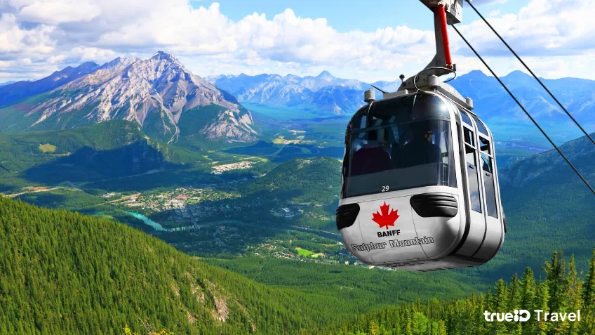 Sulphur Mountain อุทยานแห่งชาติแบมฟ์ ที่เที่ยวแคนาดา