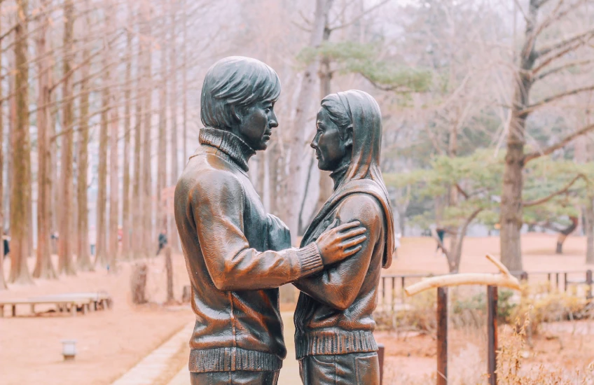 Nami Island Places to visit in Korea, take beautiful photos