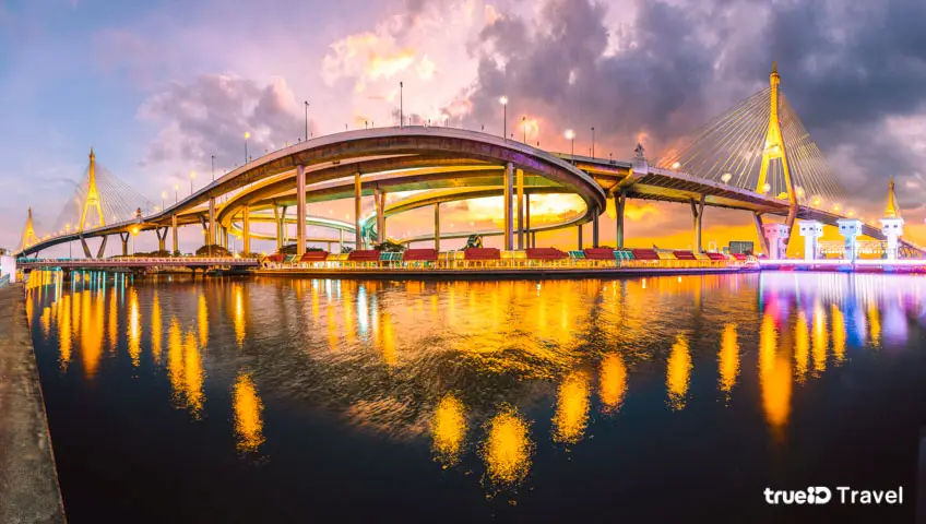 สมุทรปราการ สะพานภูมิพล สะพานวงแหวนอุตสาหกรรม