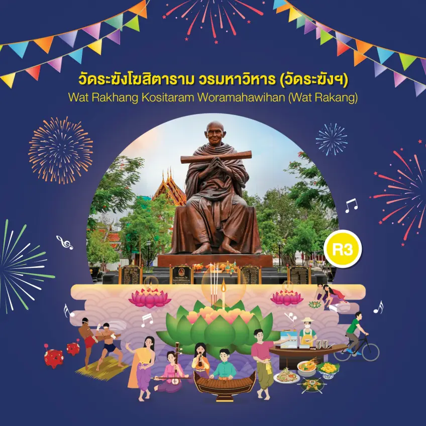 ลอยกระทง 2566 วัดระฆัง Bangkok River Festival 2023