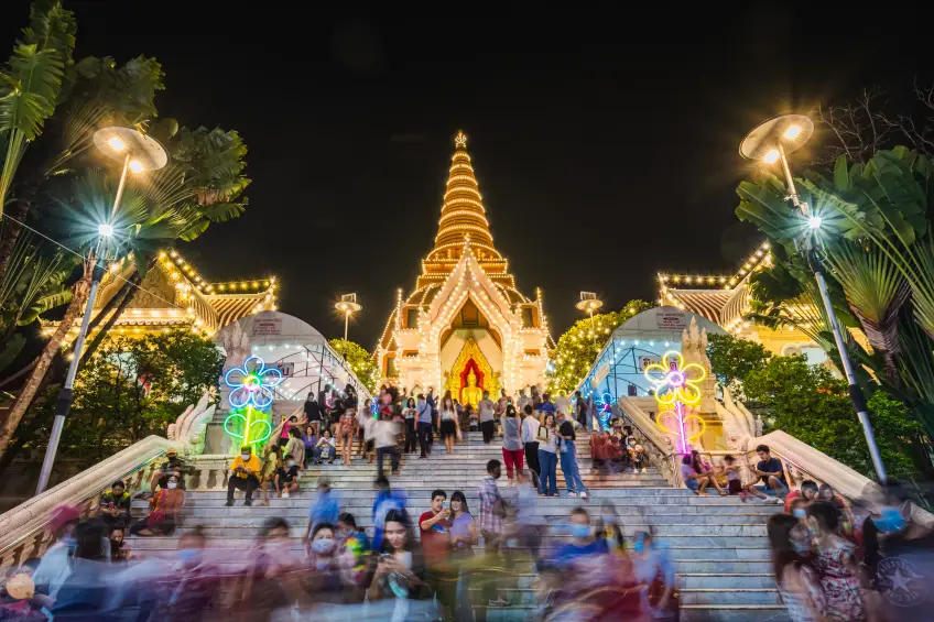 งานพระปฐมเจดีย์ 2568 ปิดทอง พระร่วงโรจนฤทธิ์