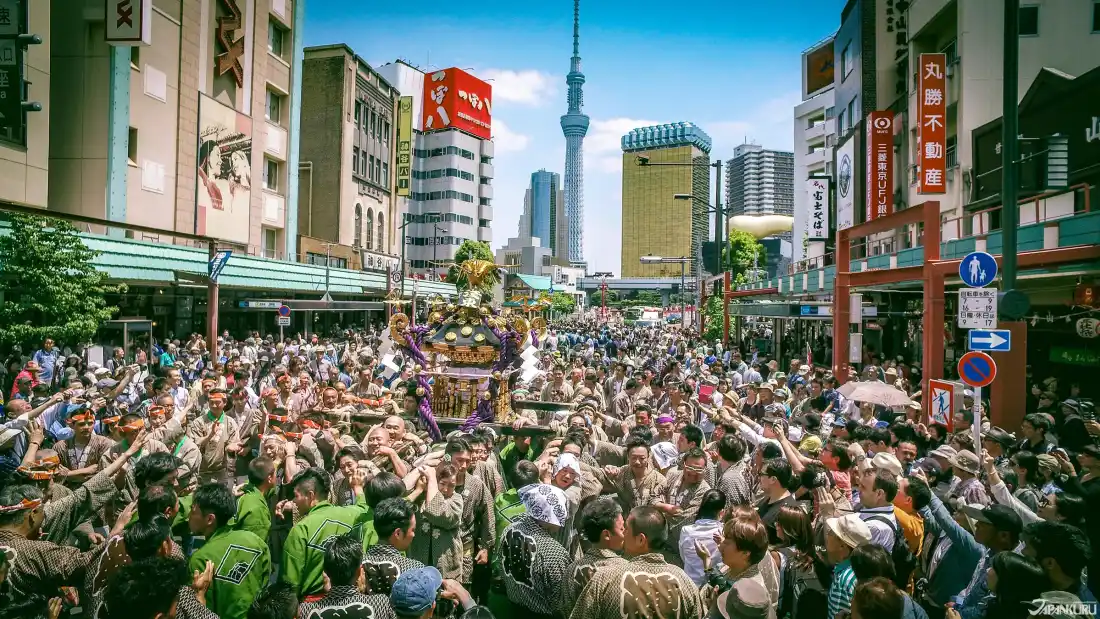 เทศกาลซันจะ อาซากุสะ ที่เที่ยวโตเกียว 2025