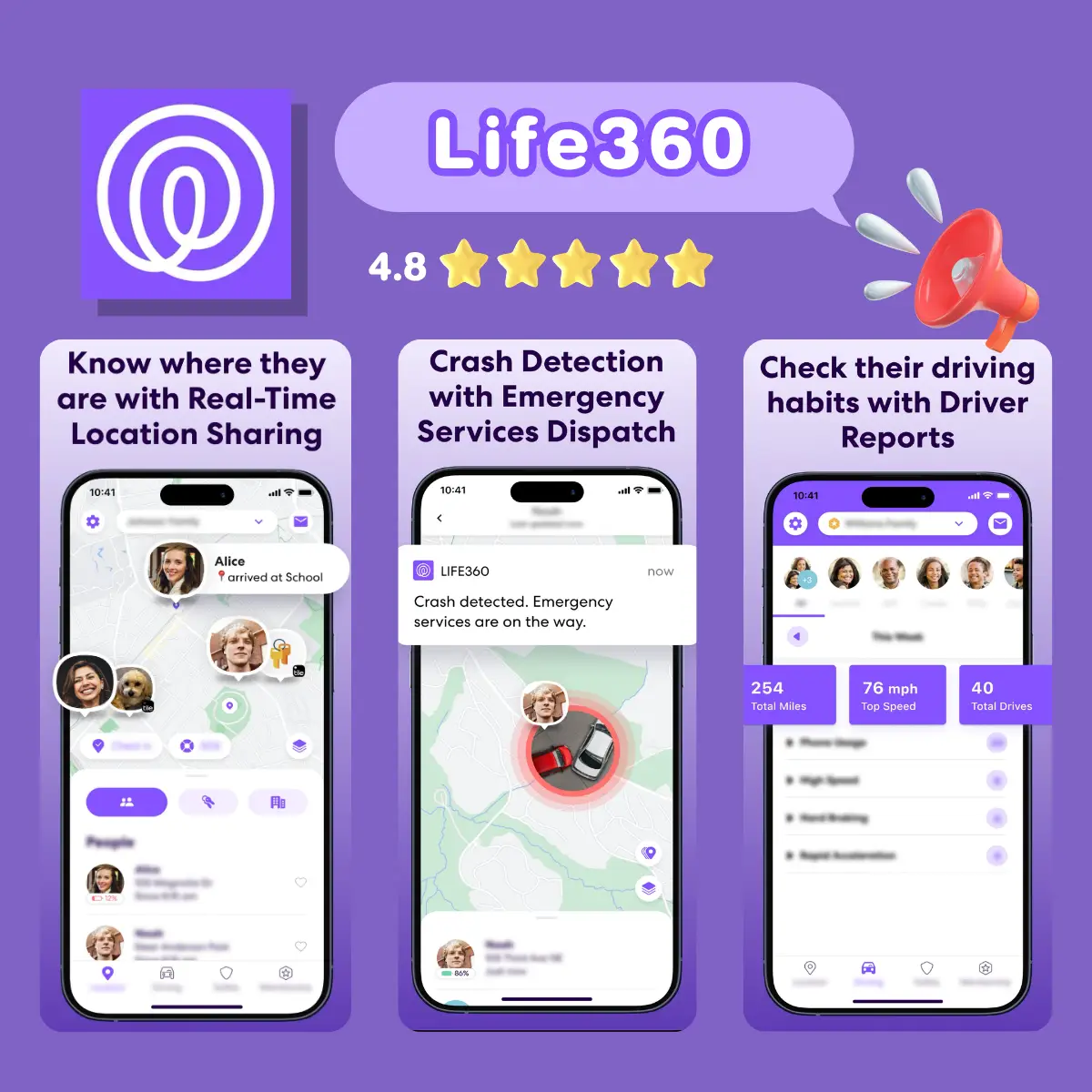 แอปแชร์ตำแหน่ง แอปติดตามตัว Life360