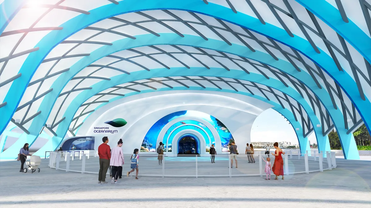 พิพิธภัณฑ์สัตว์น้ำแห่งใหม่ของสิงคโปร์ (Singapore Oceanarium Opening Celebration)