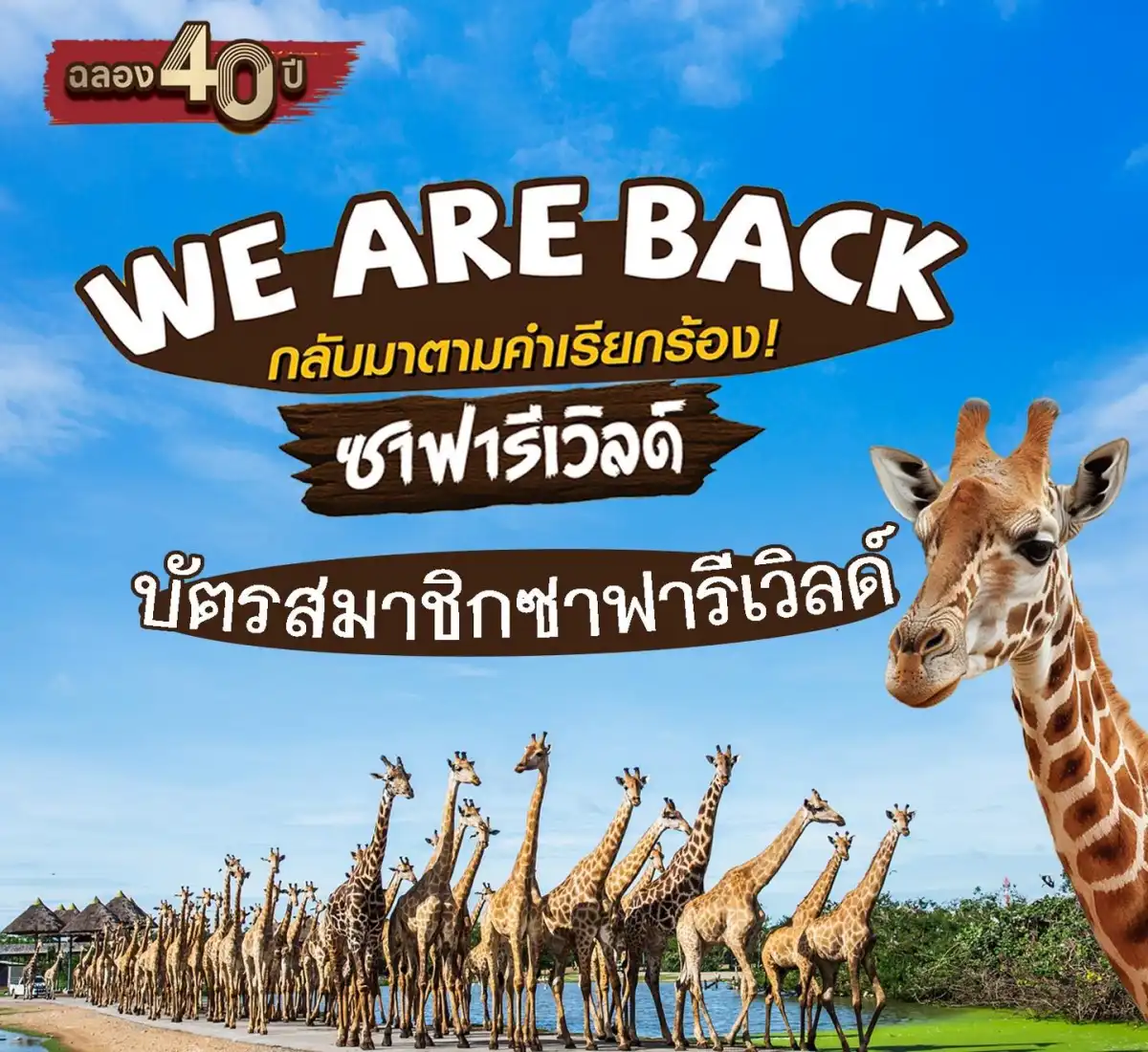บัตรรายปี ซาฟารีเวิลด์ Safari World