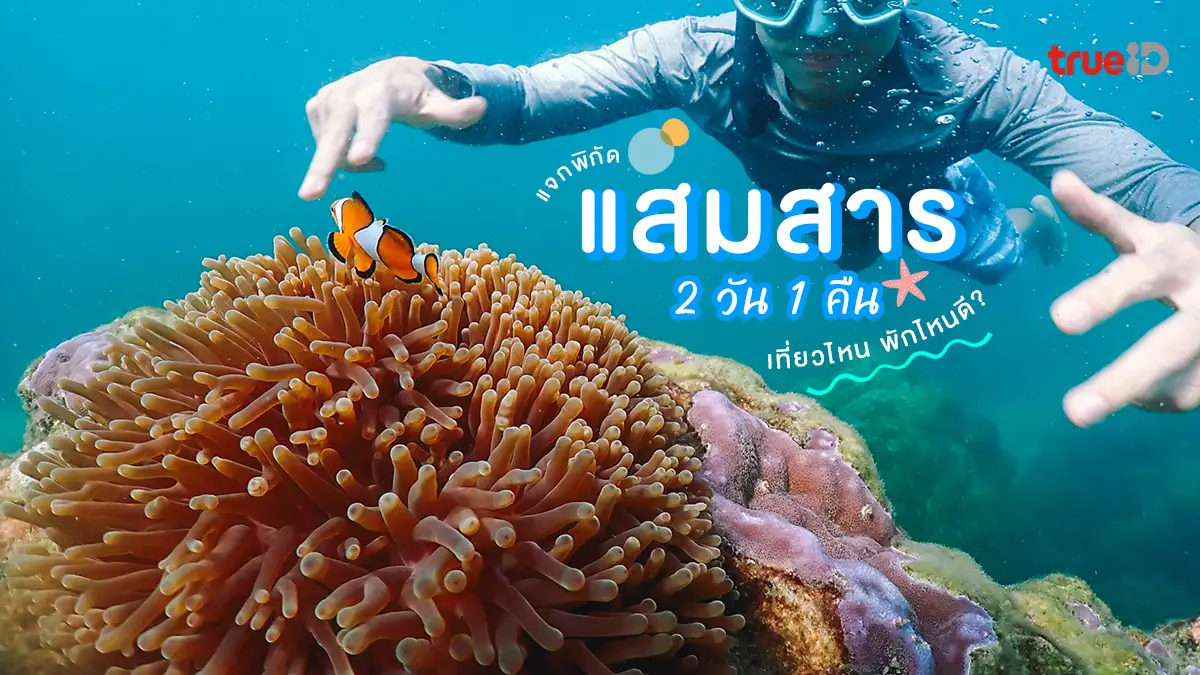 แจกพิกัด แสมสาร 2 วัน 1 คืน เที่ยวไหน พักไหนดี ทะเลสวยใกล้กรุงเทพ