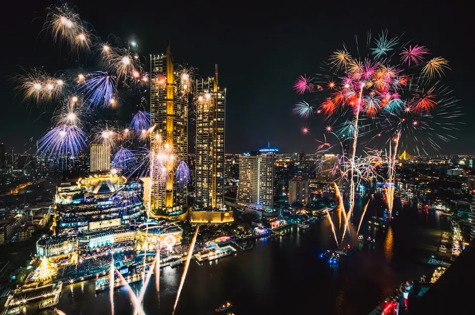 ที่เคานต์ดาวน์ ปีใหม่ 2569 ไอคอนสยาม พลุปีใหม่ 2026