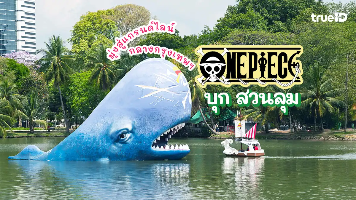 One Piece วันพีซบุกสวนลุม มุ่งสู่แกรนด์ไลน์กลาง กรุงเทพ พร้อมล่องเรือหาลาบูน