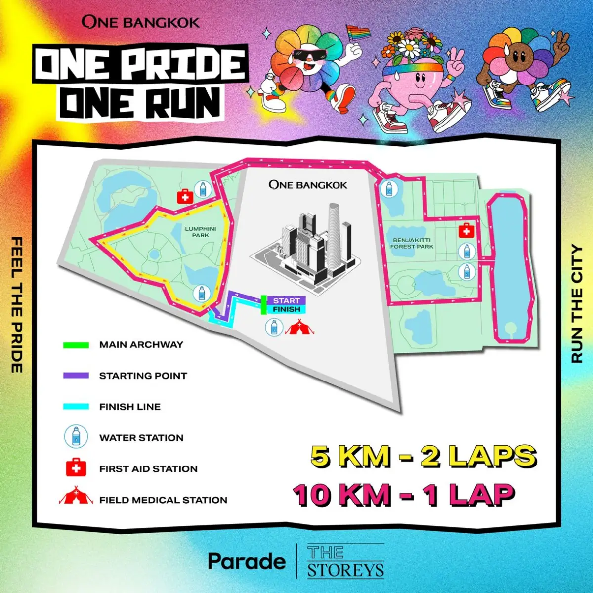 วัน แบงค็อก  งานวิ่ง One Bangkok One Pride One Run 2026
