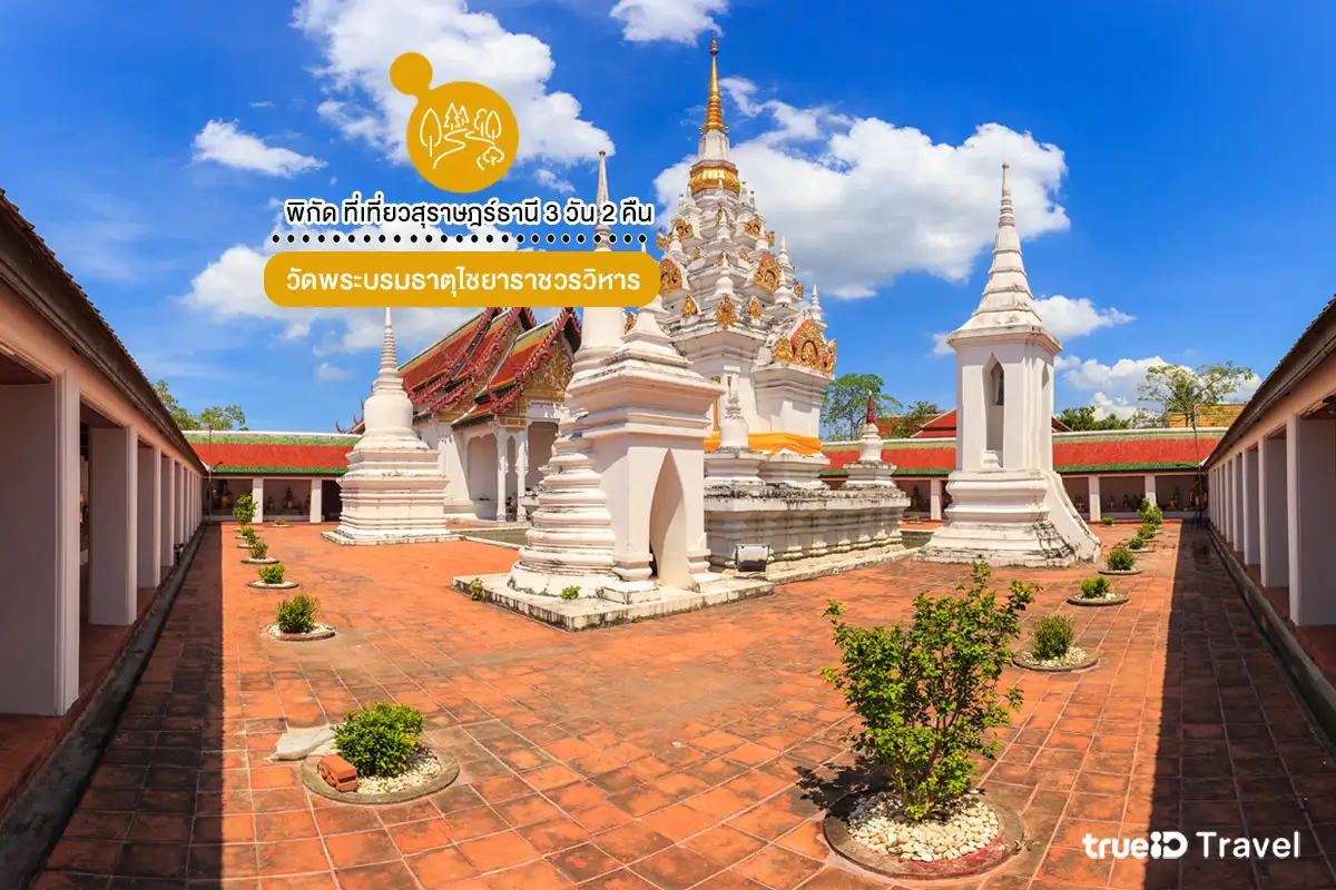 เที่ยวสุราษฎร์ธานี วัดพระบรมธาตุไชยาราชวรวิหาร