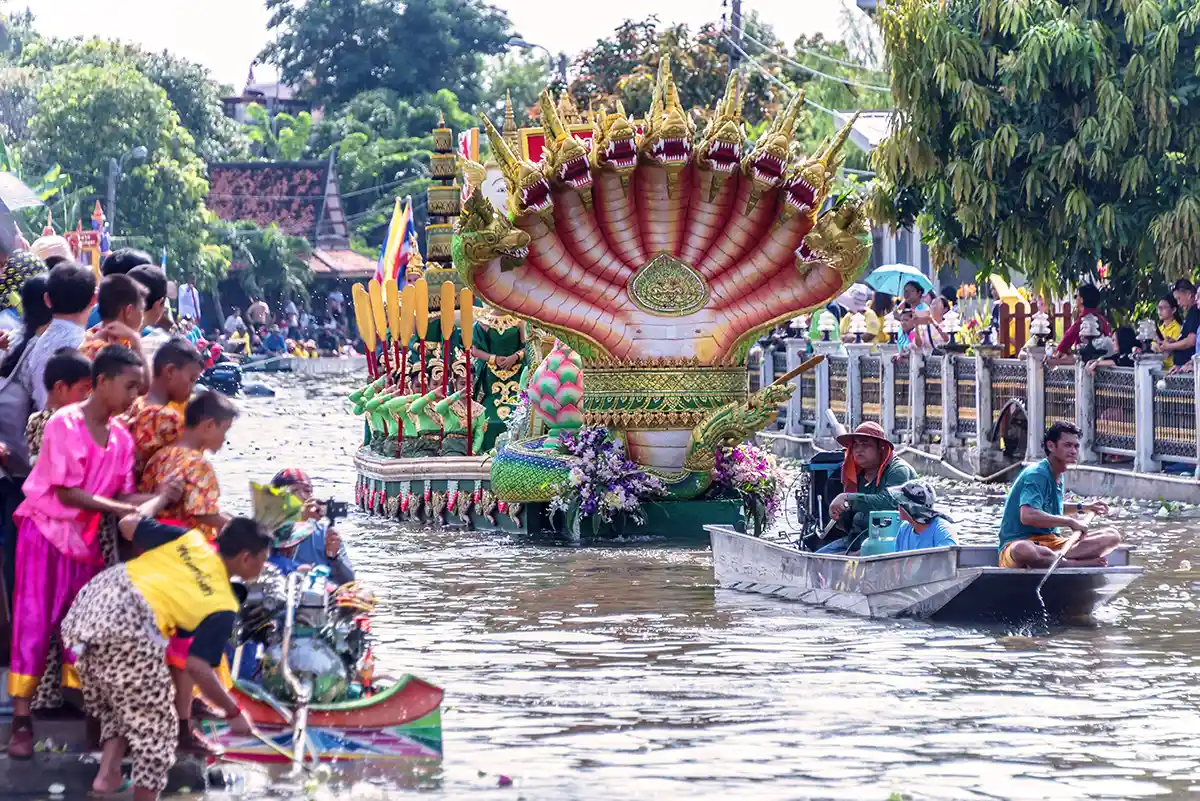 งานประเพณีรับบัว 2569 วัดบางพลีใหญ่ใน สมุทรปราการ