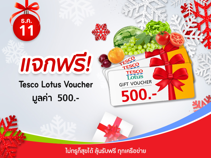 Tesco Lotus Voucher 500 บาท