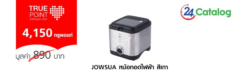JOWSUA หม้อทอดไฟฟ้า Electricity fryer รุ่น GY-601 สีเทา