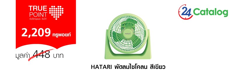 Hatari พัดลมไซโคลน HT-PS20M1 สีเขียว