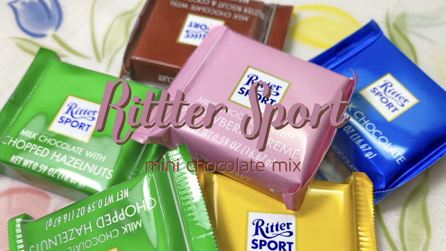 Ritter Sport : Mini chocolate mix 3 ชิ้น 30 บาทในเซเว่น