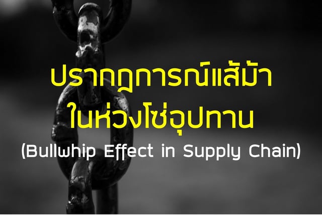 ปรากฏการณ์แส้ม้า ในห่วงโซ่อุปทาน (Bullwhip Effect in Supply Chain)