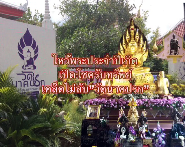 ไหว้พระประจำปีเกิด เปิดโชครับทรัพย์ เคล็ดไม่ลับ ”วัดนาคปรก”