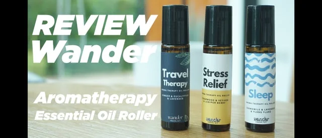 ผ่อนคลาย หอม สดชื่น กับ Wander - Aromatherapy Essential Oil Roller ลูกกลิ้ง ออย-อโรม่า