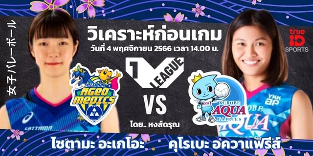 เวบ มงงะ ไซตามะ อะเกโอะ VS คุโรเบะ อควาแฟรีส์ วิเคราะห์วอลเลย์บอล วี.ลีก 2023/24 #VLeague