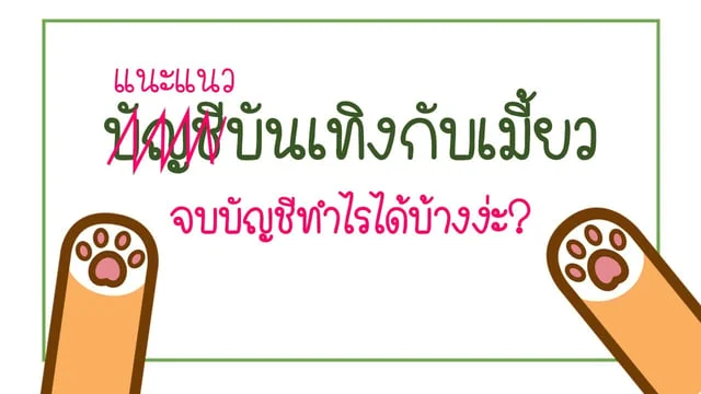 จบบัญชีทำอะไรได้บ้าง (Part 2)