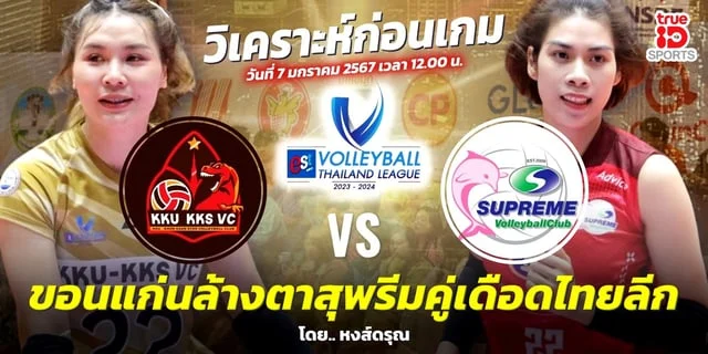 เกมสล็อตเว็บตรง เคเคยู ขอนแก่นสตาร์ VS สุพรีม ทิพย ชลบุรี-อี.เทค วิเคราะห์ วอลเลย์บอลไทยแลนด์ลีก 2023-24 สัปดาห์ที่ 8