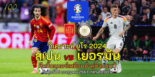 ค่ายสล็อตเว็บตรงสเปน vs เยอรมัน วิเคราะห์ยูโร 2024 รอบ 8 ทีม ศึกบิ๊กแมตซ์เหมือนดั่งคู่ชิงแชมป์