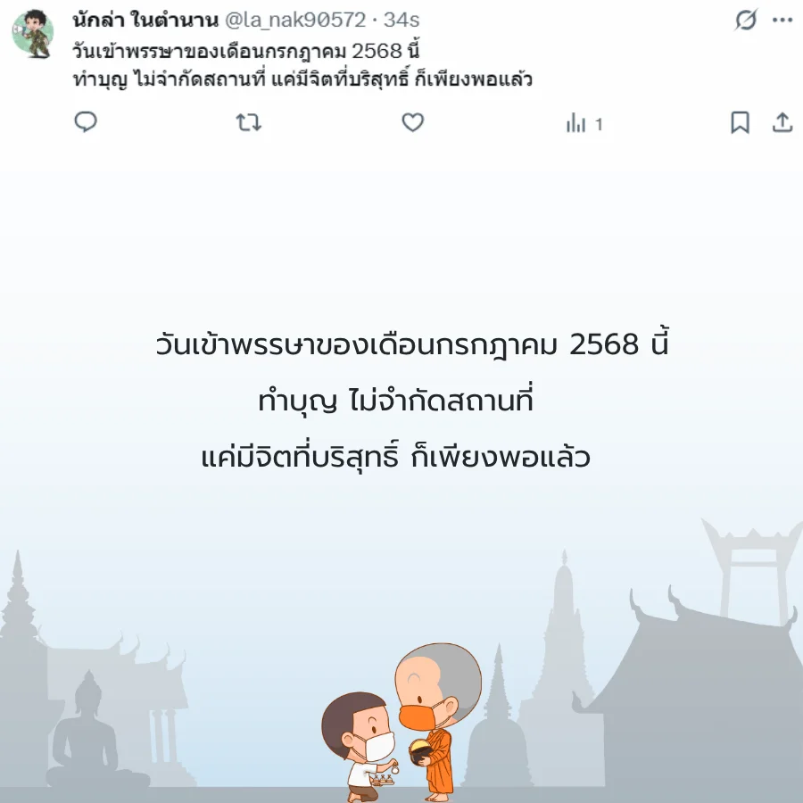 วันเข้าพรรษา วันพระ วันพระใหญ่ เข้าวัดทำบุญ