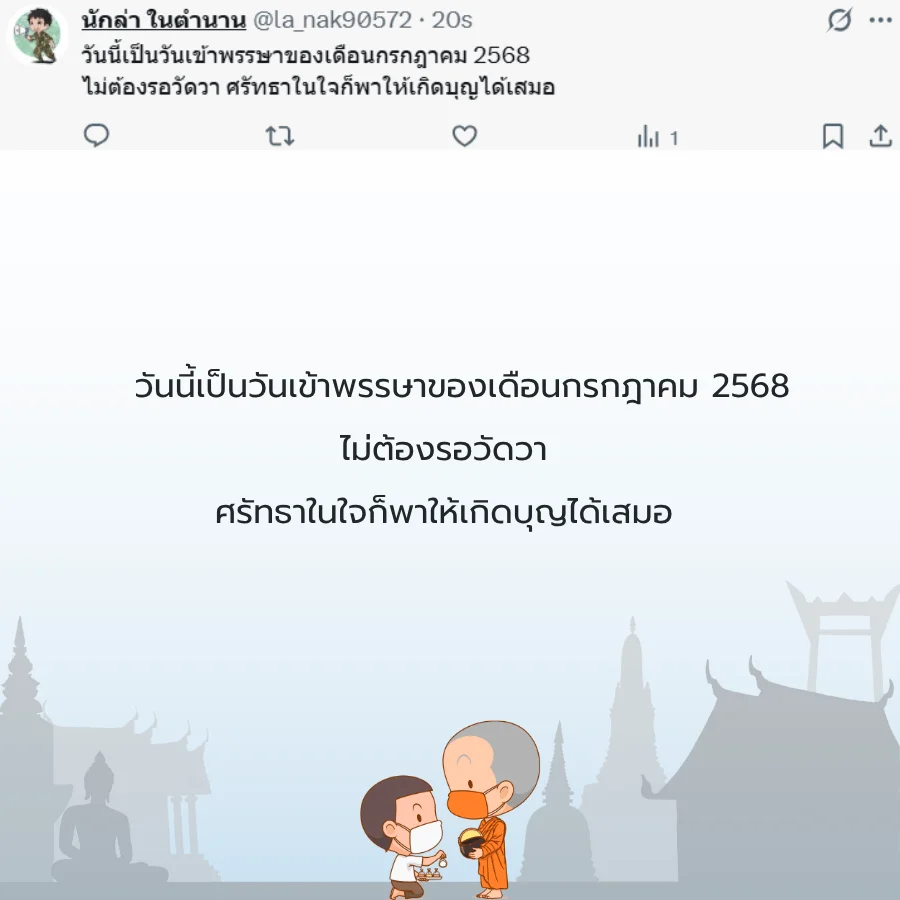 วันเข้าพรรษา วันพระ วันพระใหญ่ เข้าวัดทำบุญ