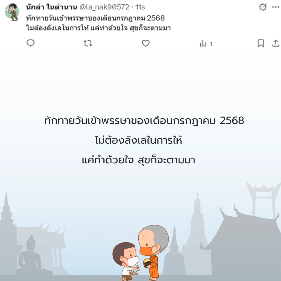 วันเข้าพรรษา วันพระ วันพระใหญ่ เข้าวัดทำบุญ