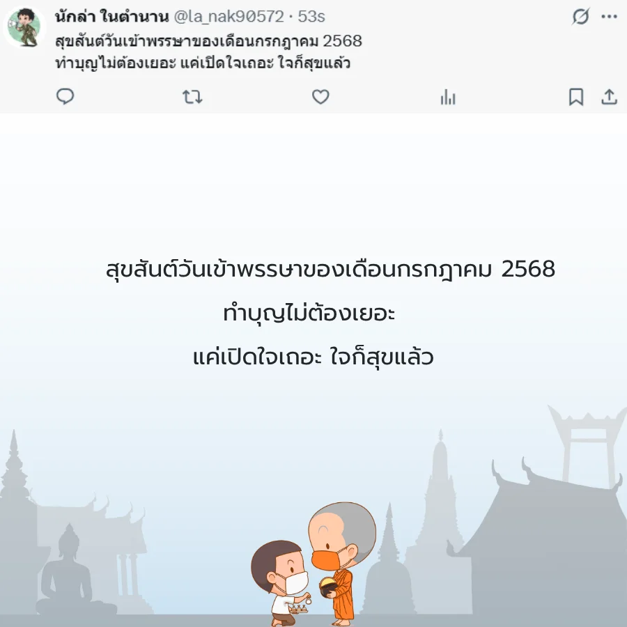 วันเข้าพรรษา วันพระ วันพระใหญ่ เข้าวัดทำบุญ