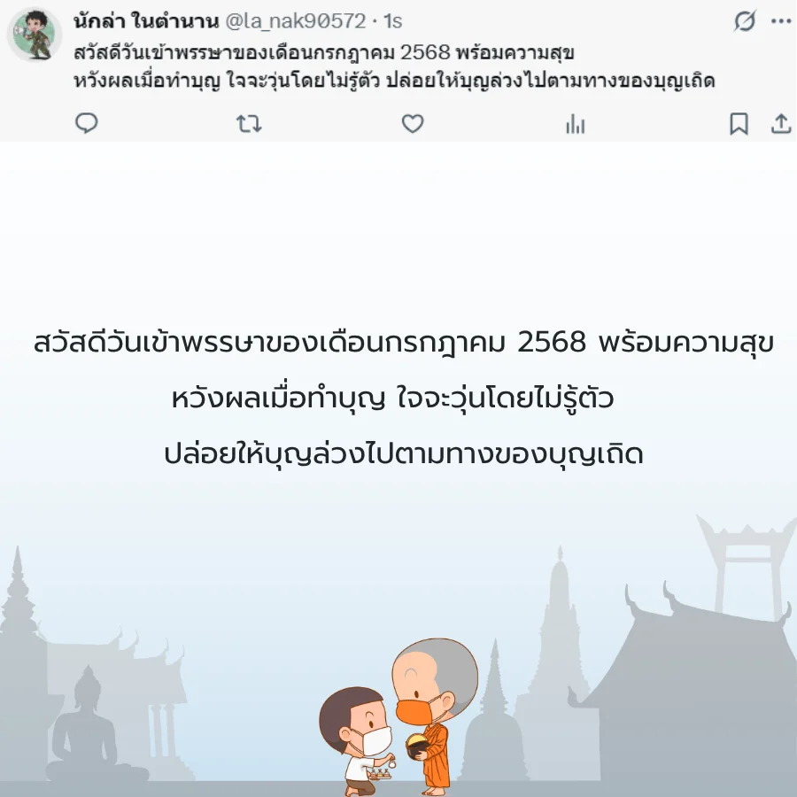 วันเข้าพรรษา วันพระ วันพระใหญ่ เข้าวัดทำบุญ