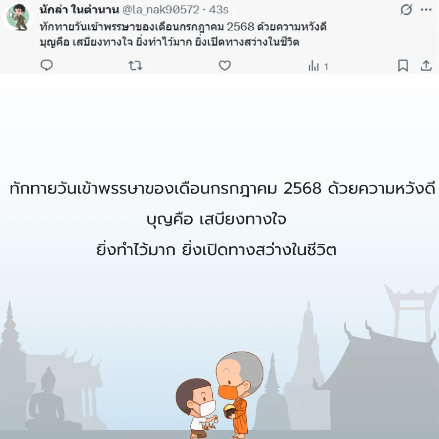วันเข้าพรรษา วันพระ วันพระใหญ่ เข้าวัดทำบุญ