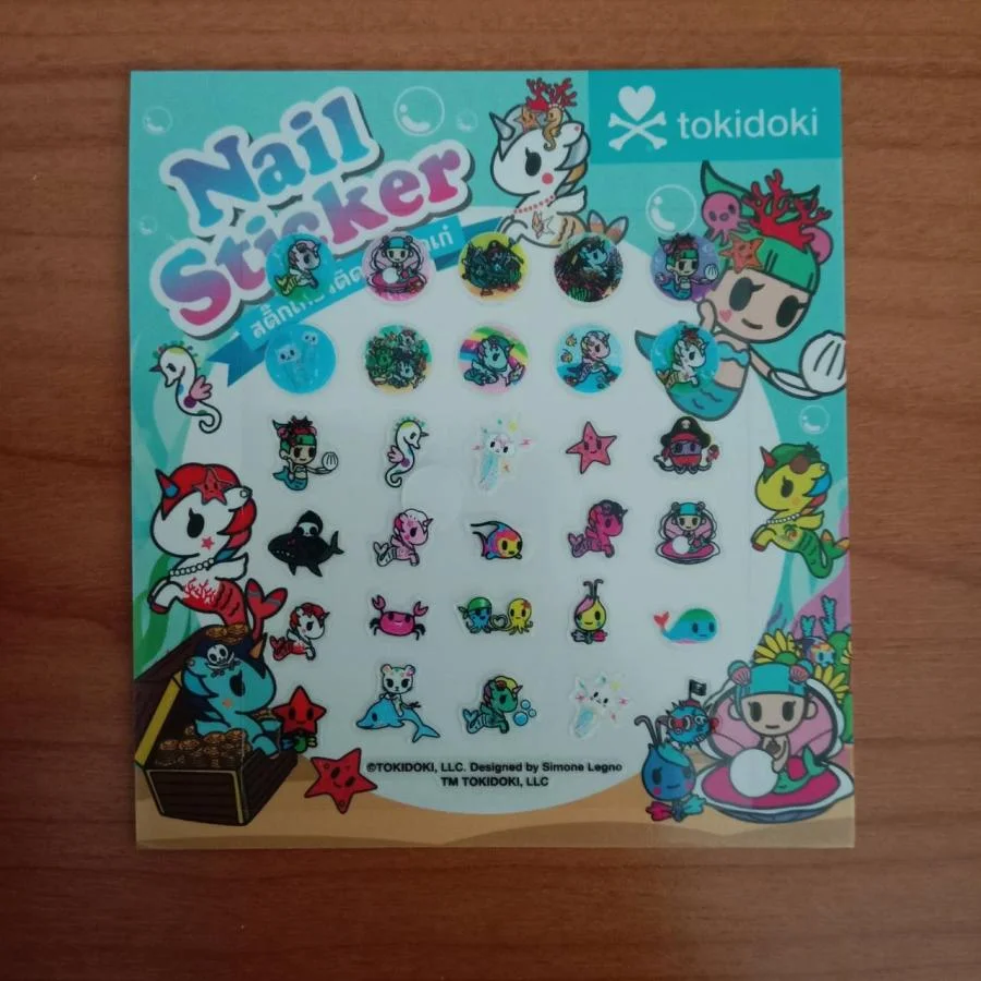 สติ๊กเกอร์ติดเล็บ Tokidoki ลายสุดเก๋