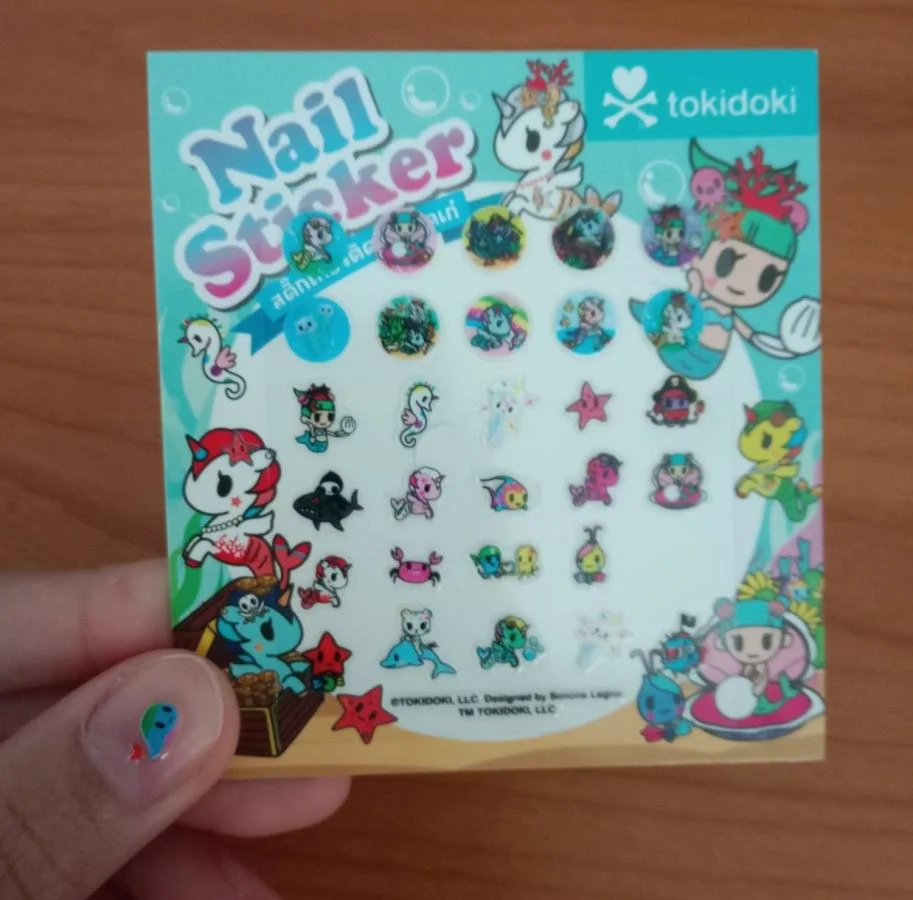สติ๊กเกอร์ติดเล็บ Tokidoki ลายสุดเก๋