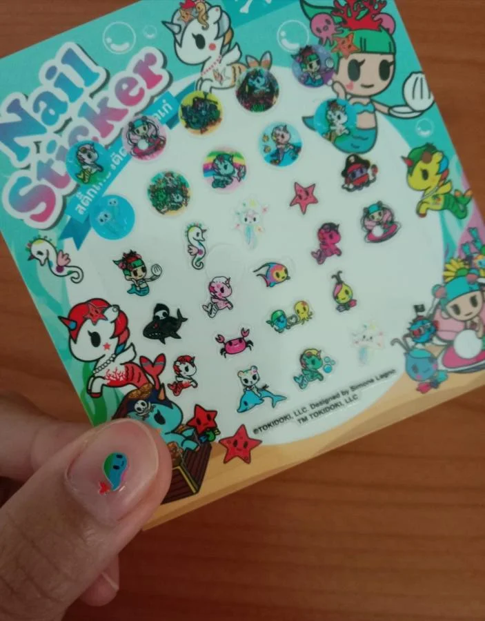 สติ๊กเกอร์ติดเล็บ Tokidoki ลายสุดเก๋