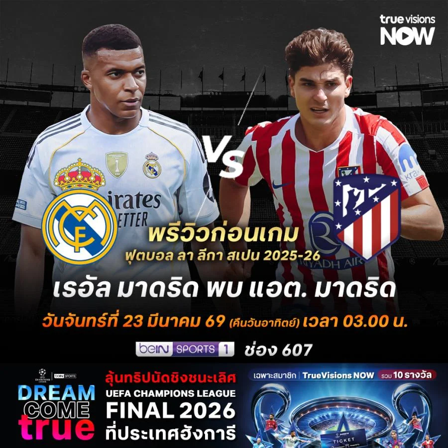 Real Madrid vs Atletico Madrid match preview image