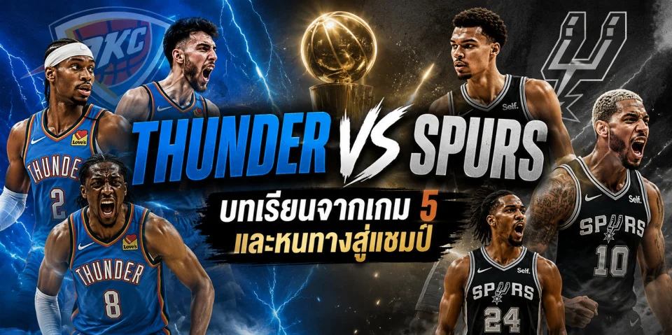 thunder vs spurs บทเรียนจากเกม 5 และหนทางสู่แชมป์