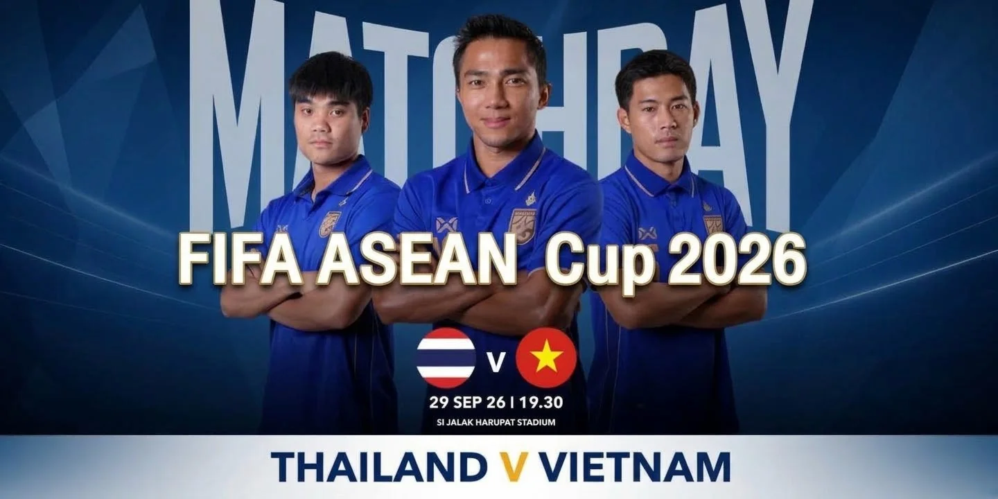 ดูบอลสด ไทย VS เวียดนาม FIFA ASEAN Cup 2026 วันนี้ 19.30 น.