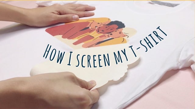 ▶️คลิป :  How I Screen My Custom T-shirt at home (Iron-On Transfer): สกรีนเสื้อเองแบบง่ายๆ ที่บ้านด้วยเตารีด