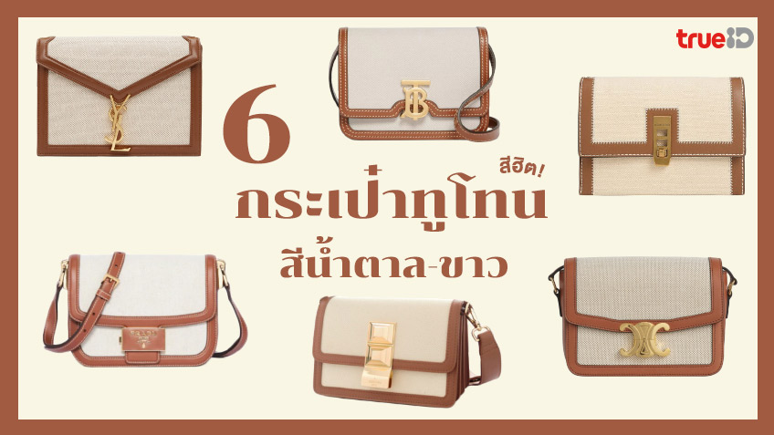 สีฮิต! 6 กระเป๋าทูโทน น้ำตาล - ขาว จากแบรนด์ดัง ทรงเก๋ สวยอบอุ่น ดูแพง  ต้องมี!